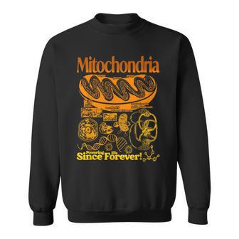 Mitochondria Vintage Science Retro Biology Cell Diagram Sweatshirt - Thegiftio UK