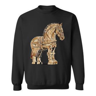 Mitología Griega La Odyssey Historia Griega Caballo De Troya Camisa de entrenamiento - Regaloses