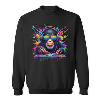 Mono Dj Neón Fiesta Rave Edm Festival Mono Camisa de entrenamiento - Regaloses