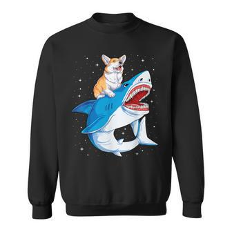 Motif Requin Corgi Pour Enfants Garçons Et Hommes Galaxie Cadeaux Jawsome Sweater e - Cadeauxyz