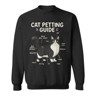 Munchkin Cat Petting Guide Cat Lover Sweatshirt - Thegiftio UK