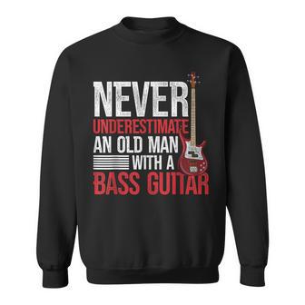 Musique Musicien Bassiste Retraité Guitariste Guitare Basse Sweater e - Cadeauxyz