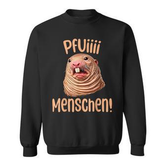 Nacktmull Lustiges Ugly Hässliches Ratte Sweatshirt - Seseable