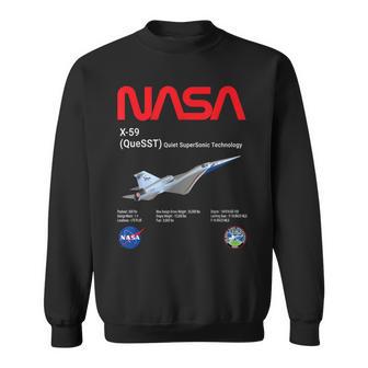 Nasa X-59 Quiet-Supersonic-Technology（Quesst スウェットシャツ - Kawaiitshirt