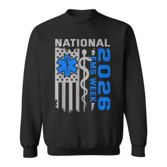 National Ems Week 2026 Emergency Medical Services Sweatshirt - Thegiftio UK