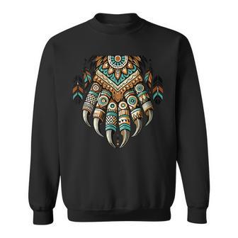 Native Heritage Month 誇り高きネイティブアメリカンのクマの爪 スウェットシャツ - Kawaiitshirt
