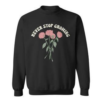 Nevertop Growing Roses スウェットシャツ - Kawaiitshirt