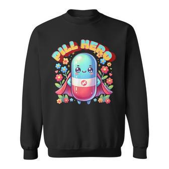 Niedlicheruperheld Tabletteuper Pille Held Apotheker Sweatshirt - Seseable