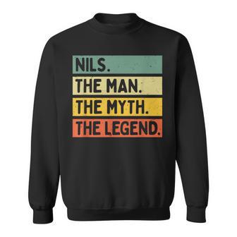 Nils The Man The Myth The Legend面白い名言 スウェットシャツ - Kawaiitshirt