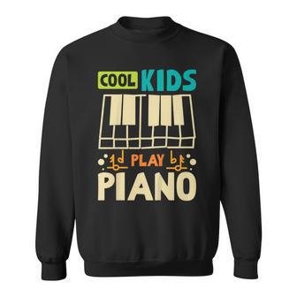 Niños Cool Niños Tocan El Piano Camisa de entrenamiento - Regaloses