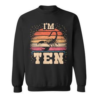 Niños Escorpión 10 Años Cumpleaños Niño 10 Cumpleaños Escorpión Camisa de entrenamiento - Regaloses