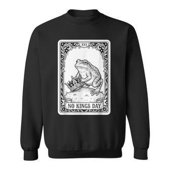 No Kings Day タロットカード カエル スウェットシャツ - Kawaiitshirt