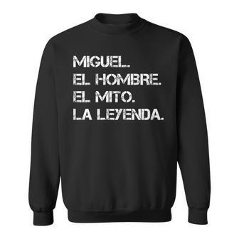 Nombre Miguel El Hombre El Mito La Leyenda Camisa de entrenamiento - Regaloses