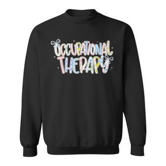 Occupational Therapy Preppy Ot Therapist Ot Month Sweatshirt | Mazezy