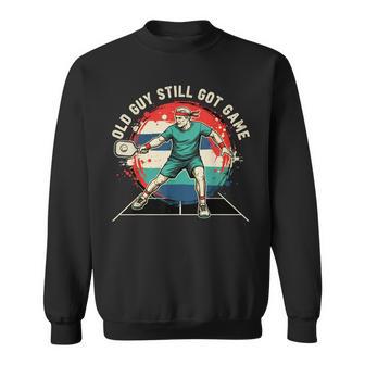 Old Guytill Got Game Pickle Ball メンズ スウェットシャツ - Kawaiitshirt