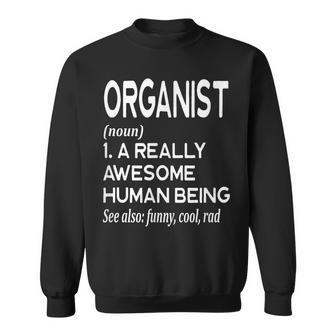 Organ Player Definition Drôle Musicien De Musique Sweater e - Cadeauxyz