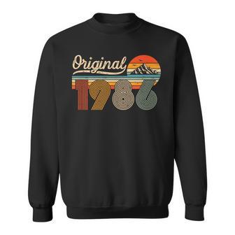 Original 1986 Jahrgangintage 40 Jahre Geburtstag Mann Frau Sweatshirt - Seseable