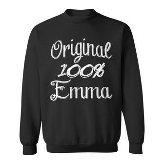 Originale 100 Emma Concritta Divertente Per Gli Amici Felpa - Novitaregali