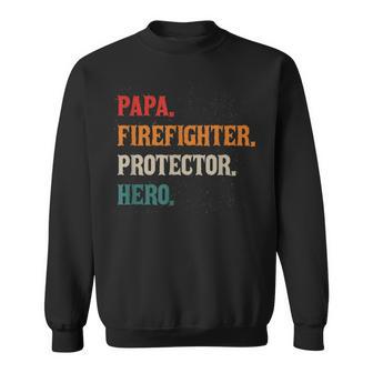Papa Bombero Protector Héroe Padre Papá Bomberos Camisa de entrenamiento - Regaloses
