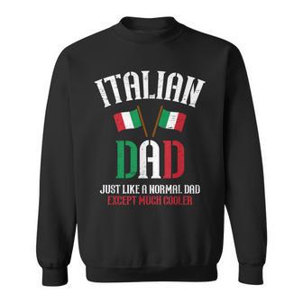 Papa Italian Dad Daddy Hero Grandfather Father's Day Italia Sweatshirt - Thegiftio UK