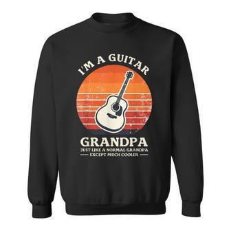 Papy Guitariste Guitare Acoustique Musique Musicien Sweater e - Cadeauxyz