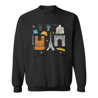 Paris Je T'aime París Amanteiajando Francia Bebé Niño Camisa de entrenamiento - Regaloses