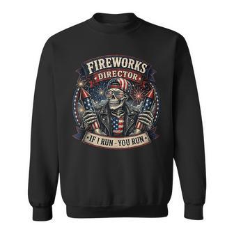 Patriotic 4Th Of July Fireworks Classic Fireworks Director Sweatshirt - Monsterry