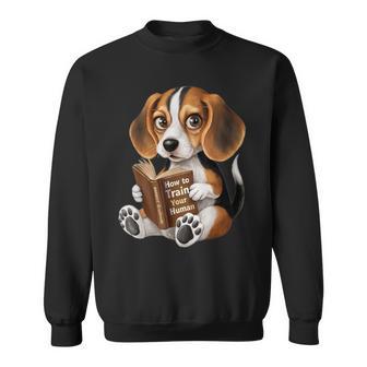 Perro Beagle Libro Como Entrenar A Tu Humano Divertido Camisa de entrenamiento - Regaloses