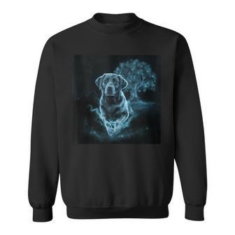 Perro Labrador Con Hermosos Colores De Agua In Mangas Camisa de entrenamiento - Regaloses