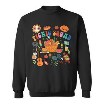 Picnic Squad Outdoor Summer Party Picnic Month Sweatshirt - Thegiftio UK