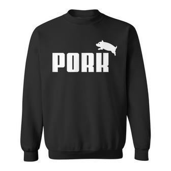 Pork – 面白いtシャツ Bbqスモーカーベーコン愛好家用 スウェットシャツ - Kawaiitshirt