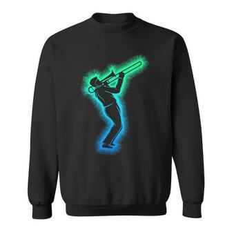 Posaune Posaunist Posaunenspieler Kinder Herren Jungen Sweatshirt - Seseable