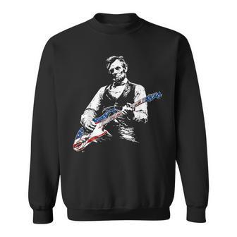 President Abraham Lincoln Playing Rock Guitar Abe Lincoln Sweatshirt | Mazezy
