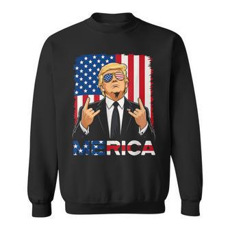 President Sunglasses 4Th Of July Independence Patriotic Usa Sweatshirt - Thegiftio UK