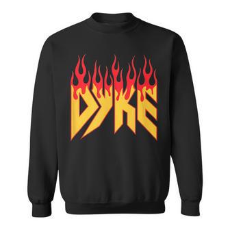 Pride Lgbt Lesbian Dyke Gay Retro Sweatshirt - Thegiftio UK