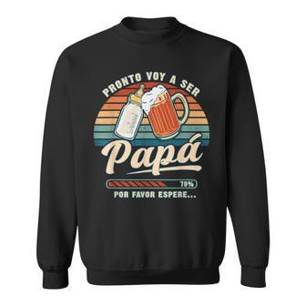 Prontooy Eer Papá Anuncio Bebé Futuro Papa Cargando Camisa de entrenamiento - Regaloses