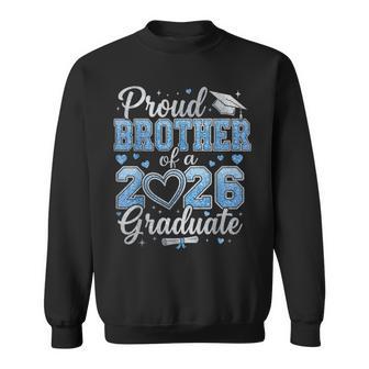 Proud Brother Of A Class Of 2026 Graduate Senior Graduation Sweatshirt - Thegiftio UK