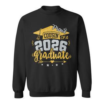 Proud Cousin Of A 2026 Graduate Grad Senior Graduation Sweatshirt - Thegiftio UK