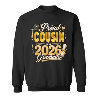 Proud Cousin 2026 Graduate Senior Graduation Family Pride Sweatshirt - Thegiftio UK