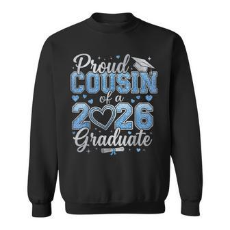 Proud Cousin Of A Class Of 2026 Graduate Senior Graduation Sweatshirt - Thegiftio