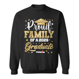 Proud Family Of 2026 Graduate Awesome Family College Sweatshirt - Thegiftio