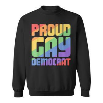 Proud Gay Democrat Lgbt Sweatshirt - Monsterry UK