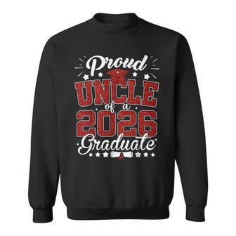 Proud Uncle Of A 2026 Graduate Senior 2026 Graduation Sweatshirt - Thegiftio UK