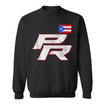 Puerto Rico Pr Vintage Pride Boricua Puerto Rican Flag Sweatshirt - Thegiftio UK