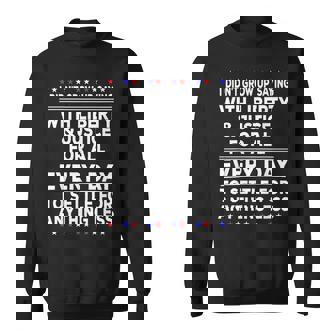 Puissante Citation Politique Des Droits Civilsensibilisation Patriotique Sweater e - Cadeauxyz