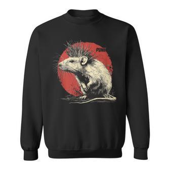 Punk Rock Rata In Mangas Camisa de entrenamiento - Regaloses