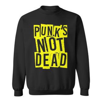 Punk's Not Dead -Intage Punk Rock Punk Is Not Dead Camisa de entrenamiento - Regaloses