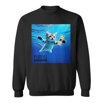 Purrvana Nevermind Cat Sweatshirt - Thegiftio UK