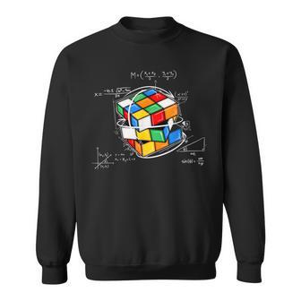 Puzzle Cube Retropeed Cubing 80Er Jahreintagepielzeug Sweatshirt - Seseable