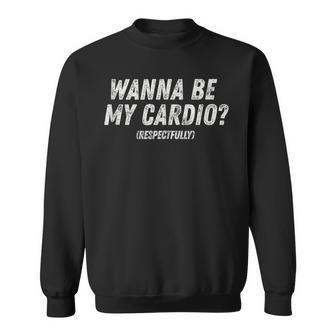 Quieroer Mi Cardio Respetuosamente Divertido Entrenamiento Gimnasio Fitness In Mangas Camisa de entrenamiento - Regaloses